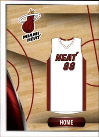 2014-15 Panini Stickers #161 Heat Home Jersey Front