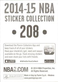 2014-15 Panini Stickers #208 Jae Crowder Back