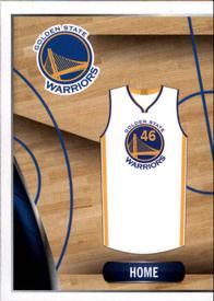 2014-15 Panini Stickers #330 Warriors Home Jersey Front