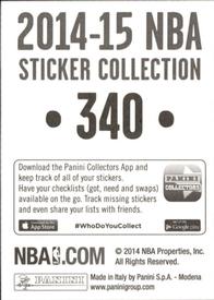 2014-15 Panini Stickers #340 Andrew Bogut Back