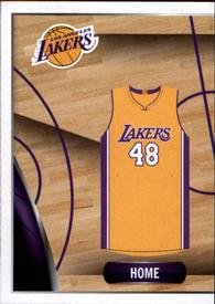 2014-15 Panini Stickers #356 Lakers Home Jersey Front