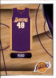 2014-15 Panini Stickers #357 Lakers Road Jersey Front