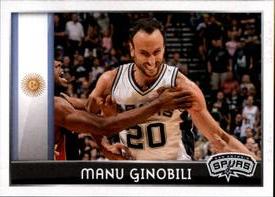 2014-15 Panini Stickers #393 Manu Ginobili Front
