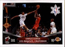 2014-15 Panini Stickers #416 Heat - Lakers Front
