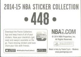 2014-15 Panini Stickers #448 NBA Champions Back