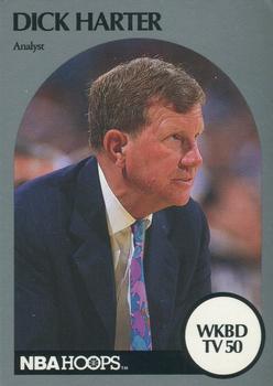 1990-91 Hoops - Announcers #NNO Dick Harter Front
