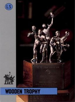 1991 Wooden Award Winners #2 Wooden Trophy Front