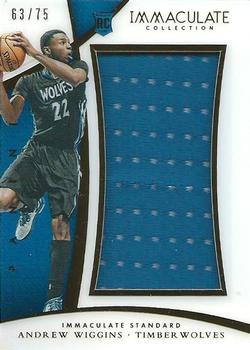2014-15 Panini Immaculate Collection - Immaculate Standard #IS-AW Andrew Wiggins Front
