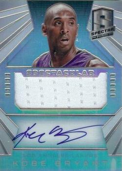 2014-15 Panini Spectra - Spectacular Swatches Signatures Prizms #SS-KB Kobe Bryant Front