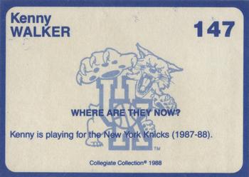 1988-89 Kentucky's Finest Collegiate Collection #147 Kenny Walker Back
