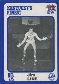 1988-89 Kentucky's Finest Collegiate Collection #156 Jim Line Front
