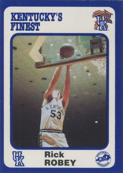 1988-89 Kentucky's Finest Collegiate Collection #167 Rick Robey Front