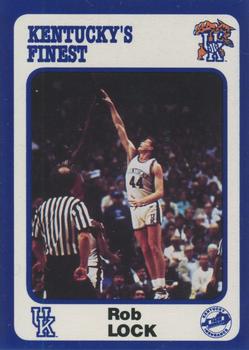 1988-89 Kentucky's Finest Collegiate Collection #176 Rob Lock Front