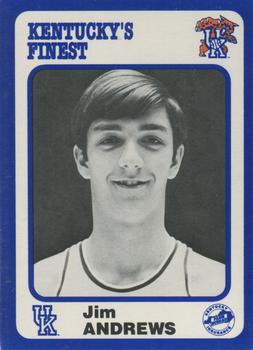 1988-89 Kentucky's Finest Collegiate Collection #196 Jim Andrews Front