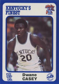 1988-89 Kentucky's Finest Collegiate Collection #201 Dwane Casey Front