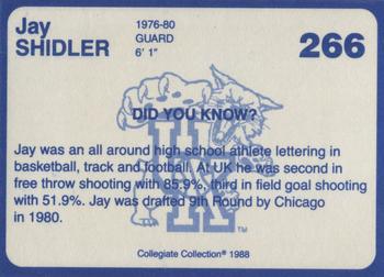 1988-89 Kentucky's Finest Collegiate Collection #266 Jay Shidler Back