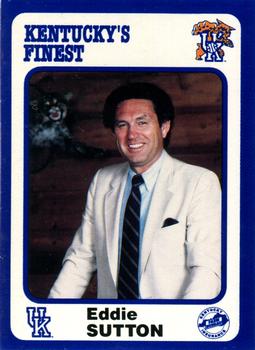 1988-89 Kentucky's Finest Collegiate Collection #40 Eddie Sutton Front