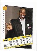 1991-92 Skybox Canadian Minis #1 Kevin Willis Back