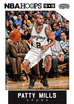 2015-16 Hoops #206 Patty Mills Front