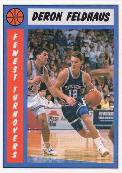 1989-90 Kentucky Wildcats Big Blue Awards #22 Deron Feldhaus Front