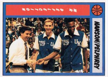 1989-90 Kentucky Wildcats Big Blue Awards #31 Reggie Hanson / John Pelphrey Front