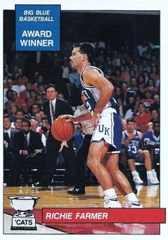 1990-91 Kentucky Wildcats Big Blue Magazine Dream Team/Award Winners #28 Richie Farmer Front