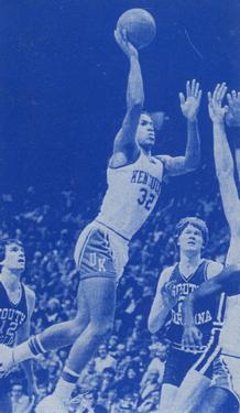 1980-81 Kentucky Wildcats Schedules #NNOb Derrick Hord Front