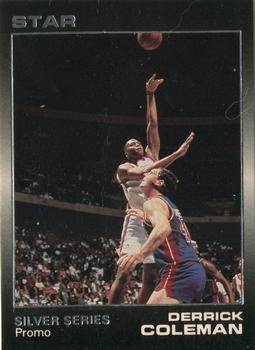 1990-91 Star Silver Series - Promos #NNO Derrick Coleman Front