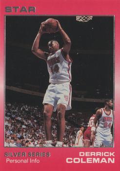 1990-91 Star Silver Series #34 Derrick Coleman Front