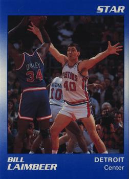 1990-91 Star H.R.H.C. Detroit Pistons #9 Bill Laimbeer Front