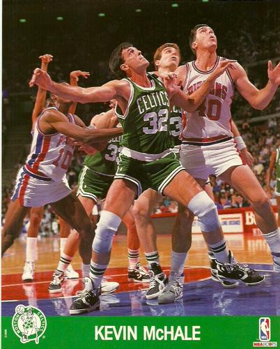 1990-91 Hoops Action Photos #90N12 Kevin McHale Front
