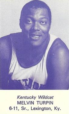 1983-84 Kentucky Wildcats Schedules #NNOa Melvin Turpin Front