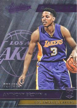 2015-16 Panini Absolute #185 Anthony Brown Front