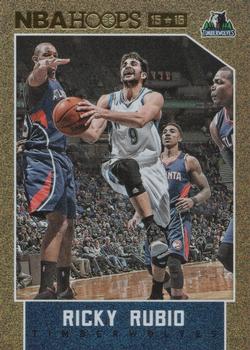 2015-16 Hoops - Gold #68 Ricky Rubio Front
