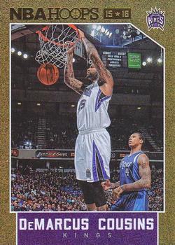 2015-16 Hoops - Gold #69 DeMarcus Cousins Front