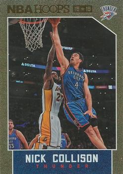 2015-16 Hoops - Gold #76 Nick Collison Front