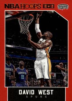 2015-16 Hoops - Red #39 David West Front