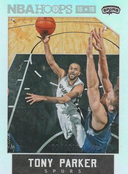 2015-16 Hoops - Silver #110 Tony Parker Front