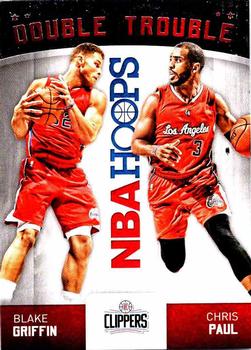 2015-16 Hoops - Double Trouble #7 Blake Griffin / Chris Paul Front