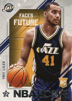 2015-16 Hoops - Faces of the Future #13 Trey Lyles Front