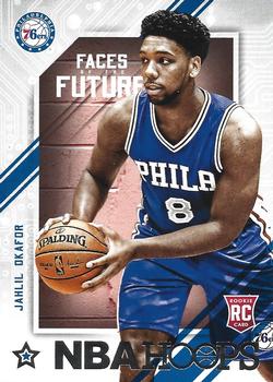 2015-16 Hoops - Faces of the Future #15 Jahlil Okafor Front