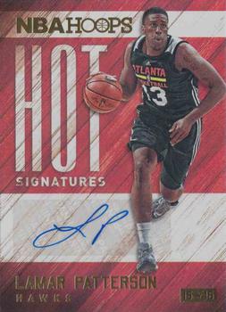 2015-16 Hoops - Hot Signatures #HS-LPS Lamar Patterson Front