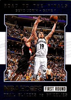 2015-16 Hoops - Road to the Finals #7 Beno Udrih Front