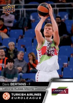 2015-16 Upper Deck Euroleague #E-22 Davis Bertans Front