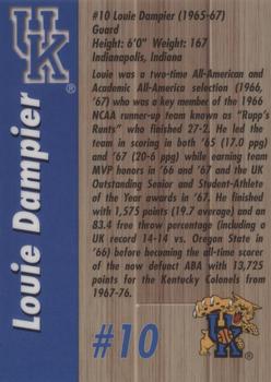1999 AMA Kentucky Wildcats Legends #NNO Louie Dampier Back