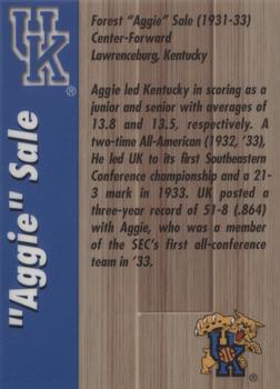 1999 AMA Kentucky Wildcats Legends #NNO Forest Sale Back