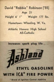 1955 Ashland / Aetna Oil #NNO David Robinson Back