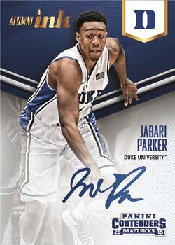 2015 Panini Contenders Draft Picks - Alumni Ink #6 Jabari Parker Front