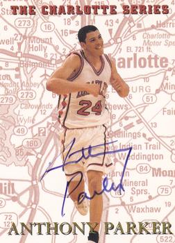 1997 Genuine Article - The Charlotte Series Autographs #MP12 Anthony Parker Front