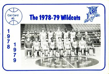 1978-79 Foodtown Kentucky Wildcats #5 1978-79 Wildcats Team Front